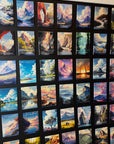a grid of various landscape photographs, each with different colors, shapes, and sizes, arranged in a visually appealing manner.