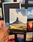 Nebraska State Magnet - Chimney Rock