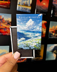 Massachusetts State Flower Magnet β Mayflower