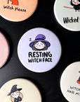 100% That Witch Magnet – Funny Pastel Witch Fridge Magnet, Cute Halloween Décor Gift