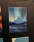 Alaska State Magnet – Denali and Northern Lights