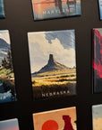 Nebraska State Magnet - Chimney Rock