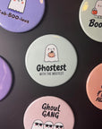 Ghostest With the Mostest Magnet – Cute Pastel Ghost Fridge Décor, Funny Halloween Gift