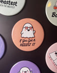 Boo Felicia Halloween Magnet – Cute Pastel Ghost Fridge Magnet, Funny Spooky Décor, Kawaii Halloween Gift