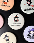 Witch Better Have My Candy Magnet – Funny Cute Pastel Halloween Witch Fridge Magnet