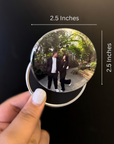 Custom Round Photo Magnets
