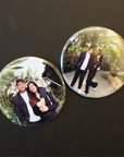 Custom Round Photo Magnets