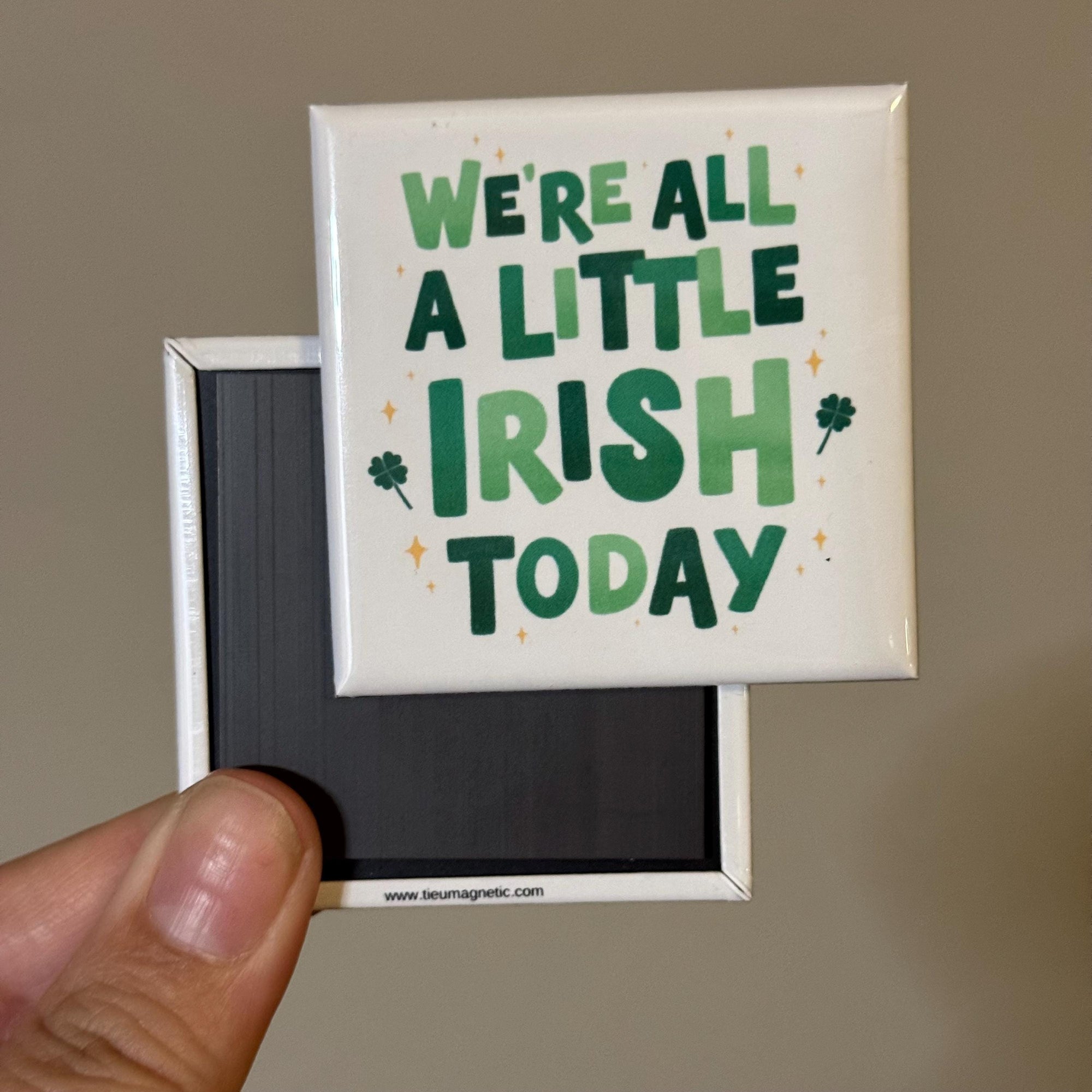 Shamrock Pattern Fridge Magnet