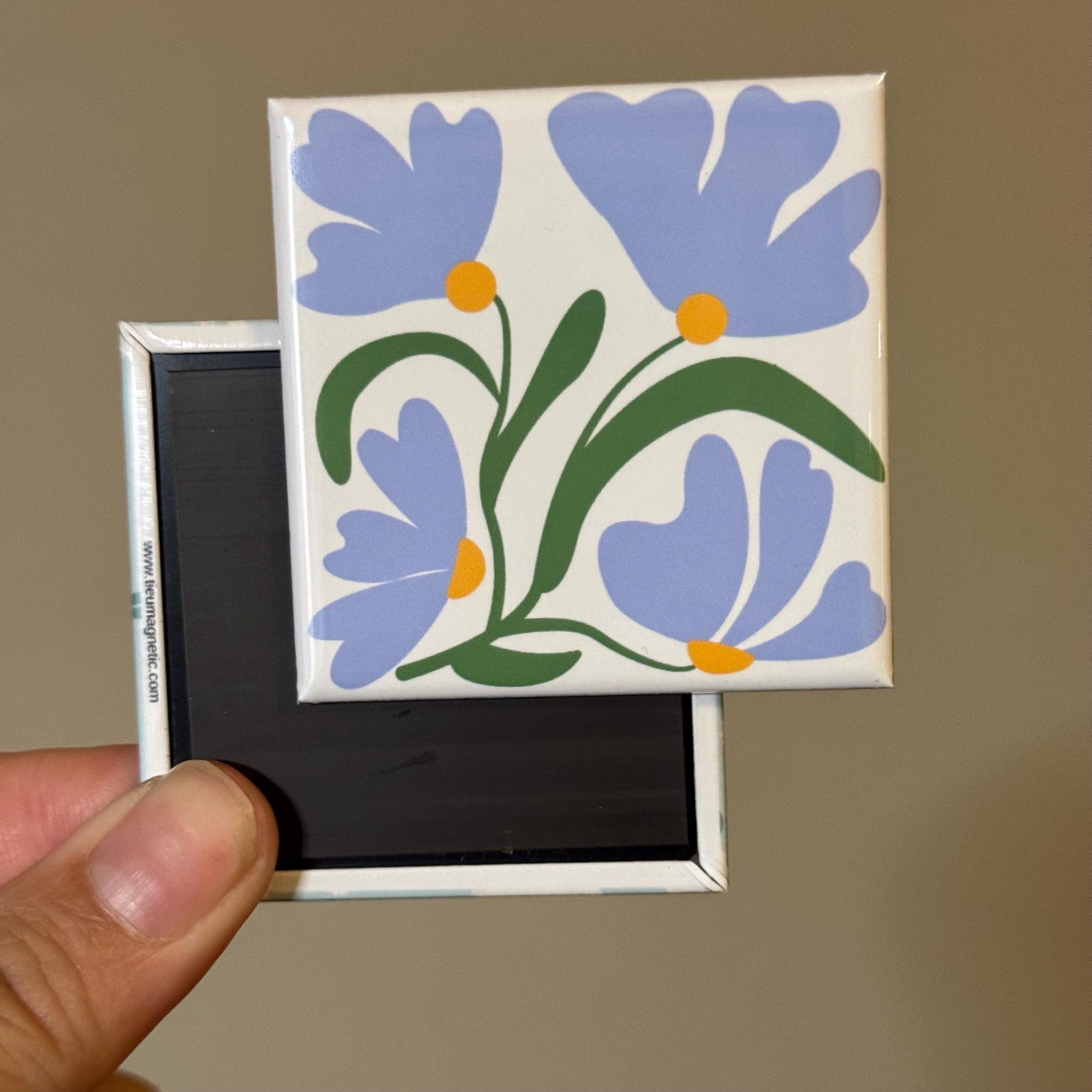 Rainbow Floral Magnet