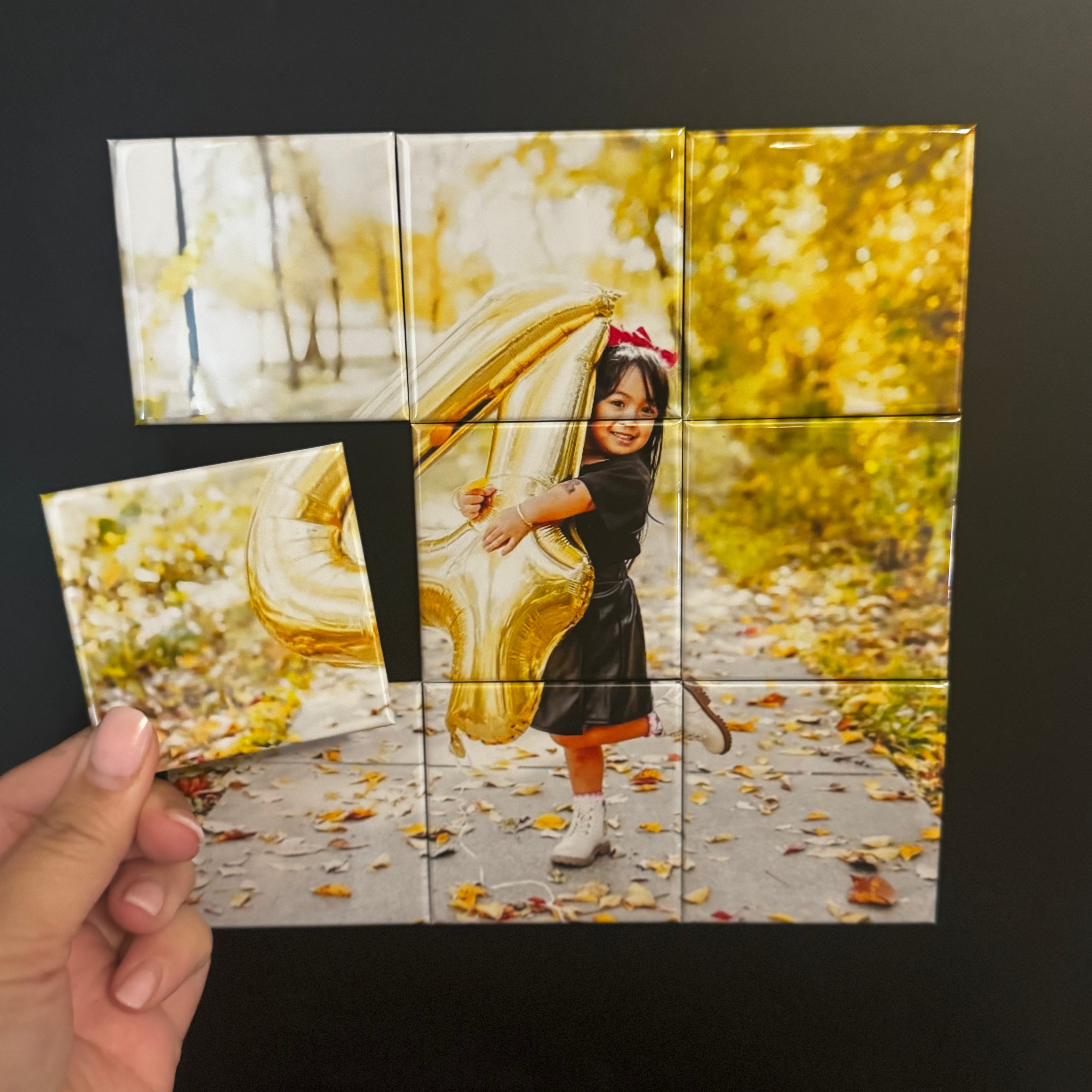 Custom Puzzle Photo Magnets
