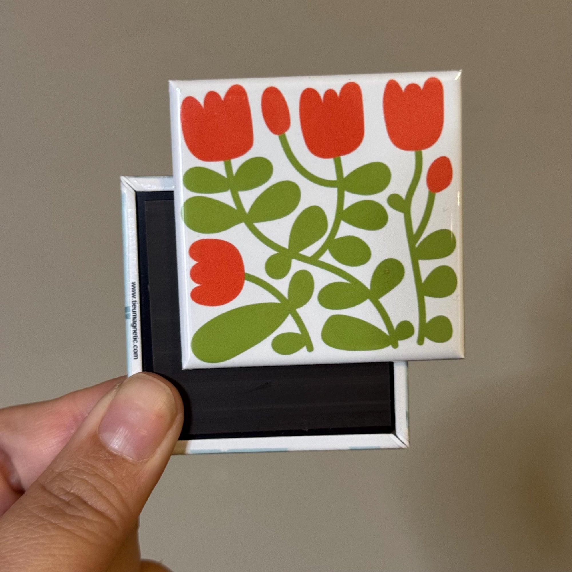 Yellow Floral Magnet