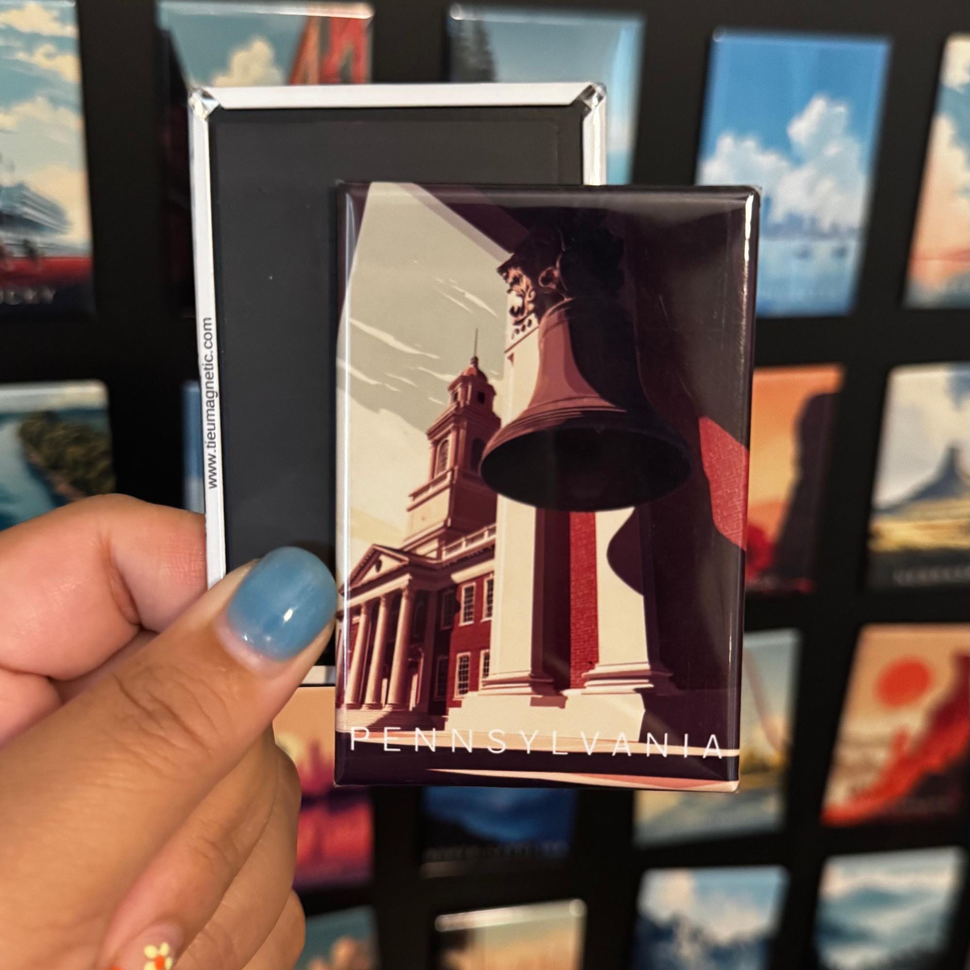 Pennsylvania State Magnet – Liberty Bell &amp; Independence Hall